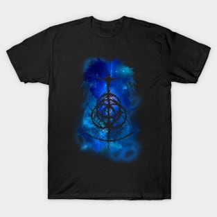 Fantasy World - Blue Abstract T-Shirt